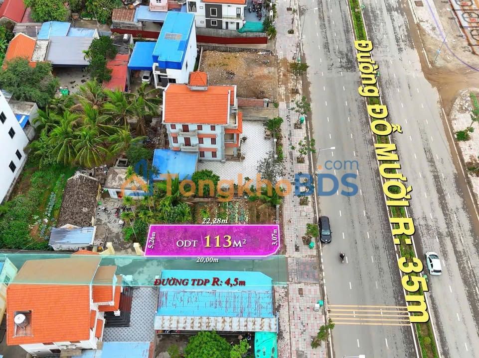 Đất Vàng Mặt Đường Đỗ Mười, Hải Phòng - 113m² Giá 17.5 Tỷ