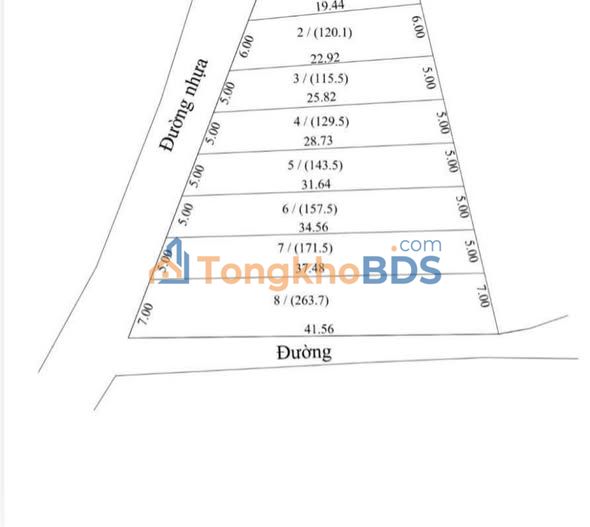 Bán Gấp 7 Lô Đất Vàng Xã Đá Bạc, Châu Đức - Sổ Hồng Riêng - 80m²