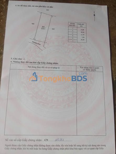 Bán Đất 615m² Sổ Riêng Xã Nghĩa Thành, Châu Đức - 1.8 Tỷ