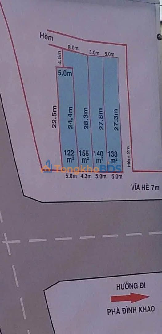 Đất nền Quốc lộ 57 Vĩnh Long 156m² 12tr/m² - Sổ đỏ chính chủ