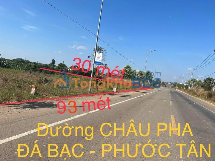 Đất Mặt Tiền Hội Bài - Châu Pha 2790m² Giá 12.09 Tỷ - Đầu Tư Sinh Lời