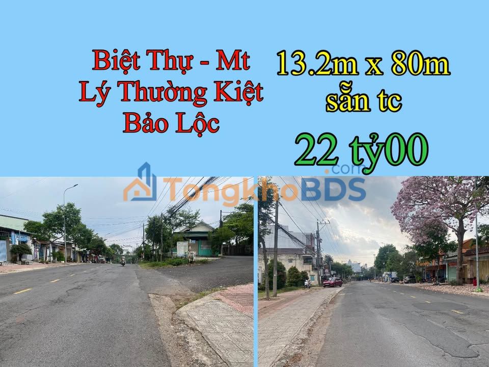 Bán Biệt Thự Mặt Tiền Lý Thường Kiệt, Bảo Lộc - 1056m² - 22 Tỷ