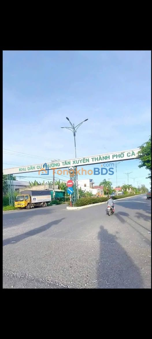 Đất nền VIP Khu DC Tân Xuyên, Cà Mau - 121.95m² - Sổ hồng sẵn