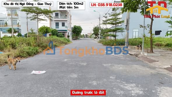 Đất nền KĐT Ngô Đồng Nam Định 100m² - Sổ đỏ chính chủ, xây dựng tự do