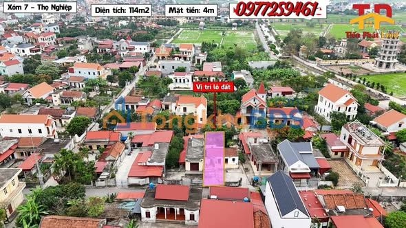 Đất nền Xuân Trường 114m² - Đường to ô tô thổ cư 80m²