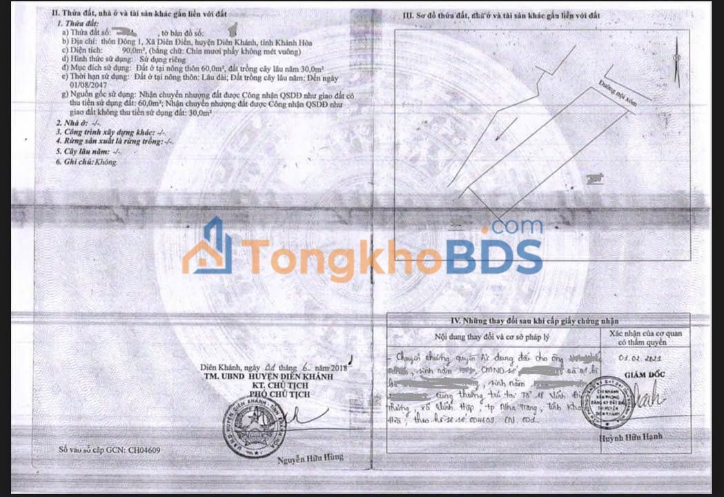 Nhà 90m² Diên Điền, Diên Khánh Hạ Giá Sốc Chỉ 1.45 Tỷ - Sẵn Ở