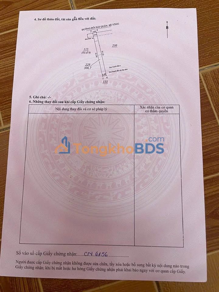 Đất Nền Bến Lức 310m² - Mặt Tiền Đường 5m Giá Chỉ 7xx Triệu