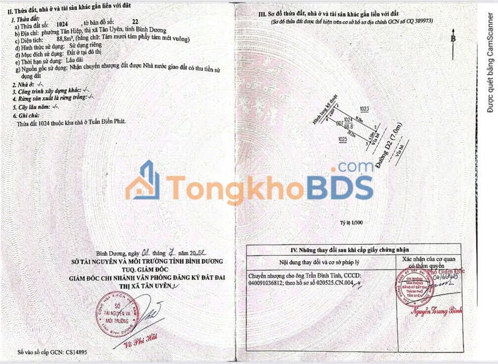 Bán Gấp Đất Sổ Riêng 90m² Xã Tân Thiềng, Chợ Lách, Bến Tre - Giá Tốt Đầu Tư