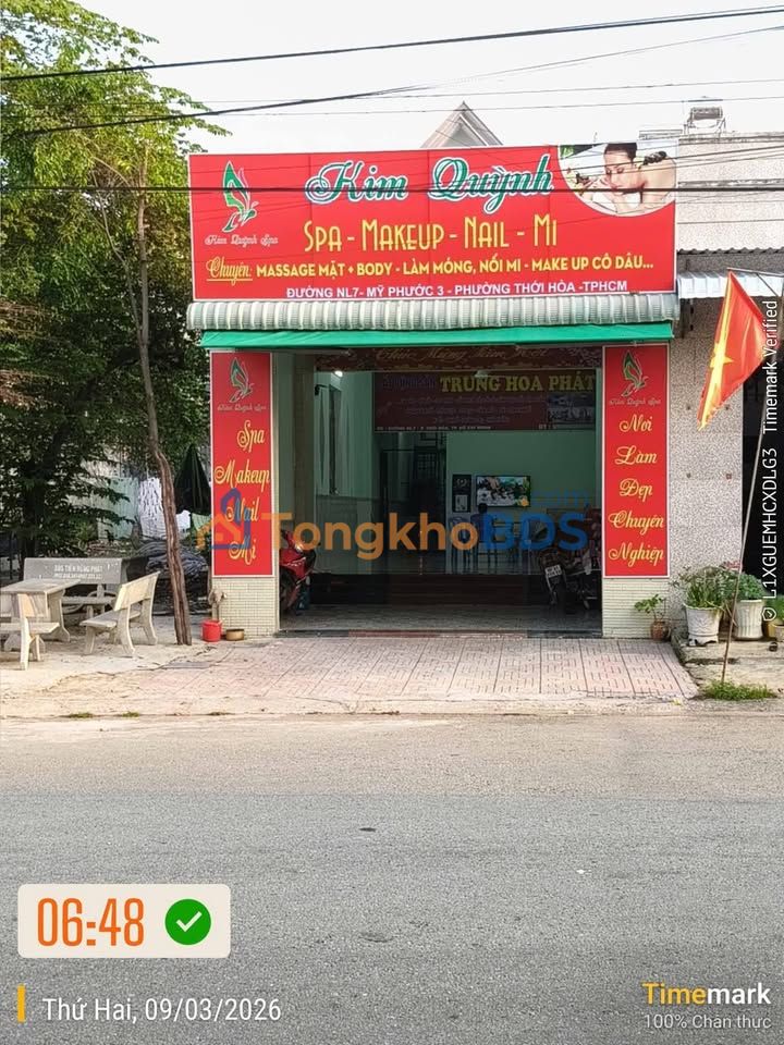 Nhà Mặt Tiền Kinh Doanh P. Thới Hòa, Bến Cát - 150m², Ngay Trường THCS