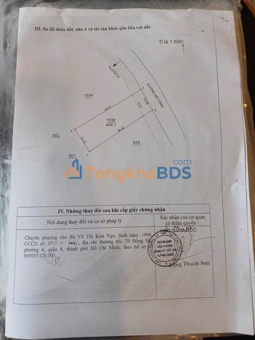 Đất nền Tam Lập Phú Giáo 374m² 2 tỷ - Đất thổ cư 100%