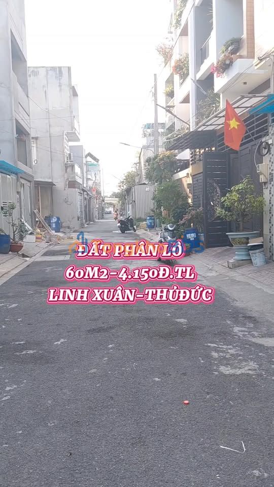 Đất Linh Xuân Thủ Đức 60m² Hẻm Xe Hơi - Sổ Hồng Sẵn Sàng