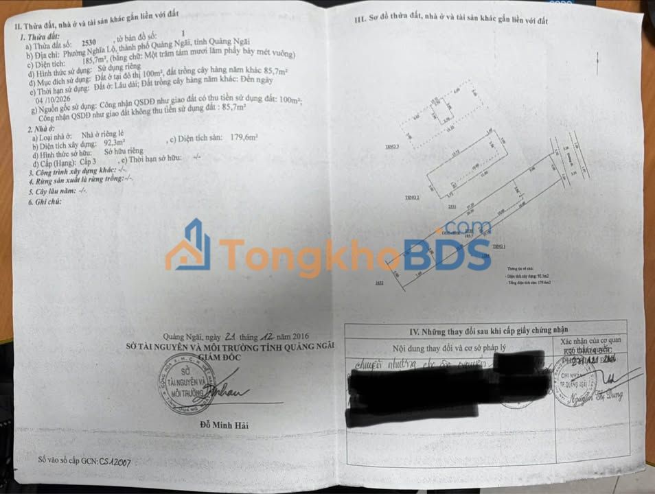 Nhà Hẻm 15 Lê Quý Đôn, TP. Quảng Ngãi - 185m² - Giá 2.x Tỷ