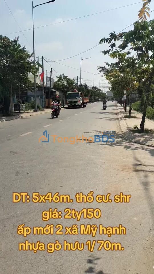 Đất Nền Sổ Hồng Riêng 230m² Gần Hóc Môn - Giá 2.15 Tỷ