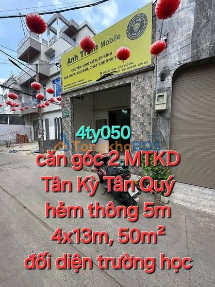 Nhà Tân Kỳ Tân Quý Tân Bình 50m² 4.05 tỷ - Chính chủ bán
