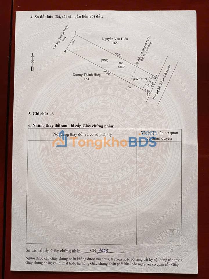 Đất Mặt Tiền 30/4 Gò Quao - 441m² Thổ Cư, Giá 1.8 Tỷ