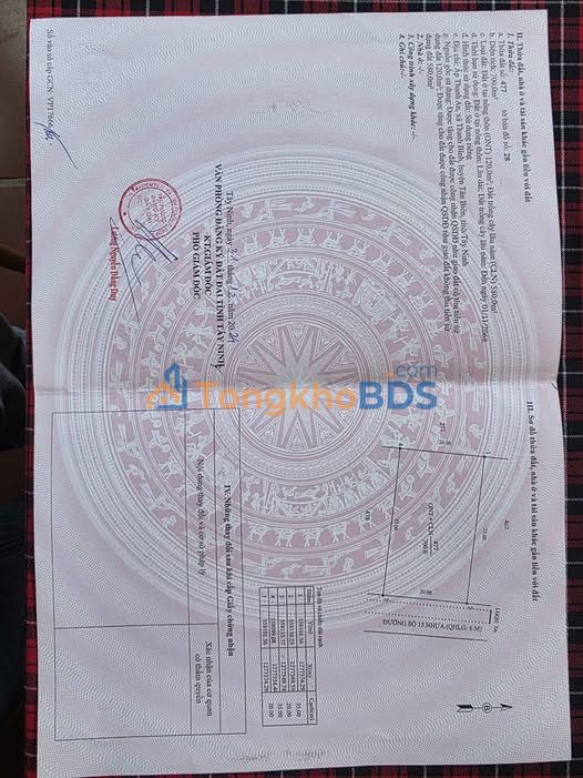 Bán Gấp Đất Vàng 580m² Tân Biên, Tây Ninh - Sổ Hồng Sẵn Sàng