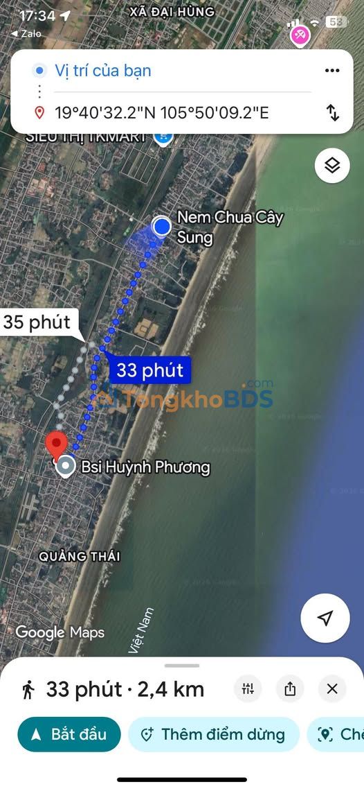 Đất biển Quảng Xương 200m² tặng nhà kiên cố - Chỉ hơn 1 tỷ