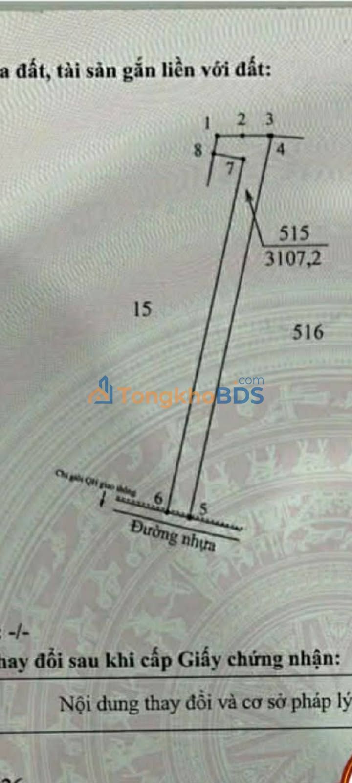 Bán Đất Củ Chi 3000m² Sổ Hồng - Mặt Tiền Đường Nhựa 13m