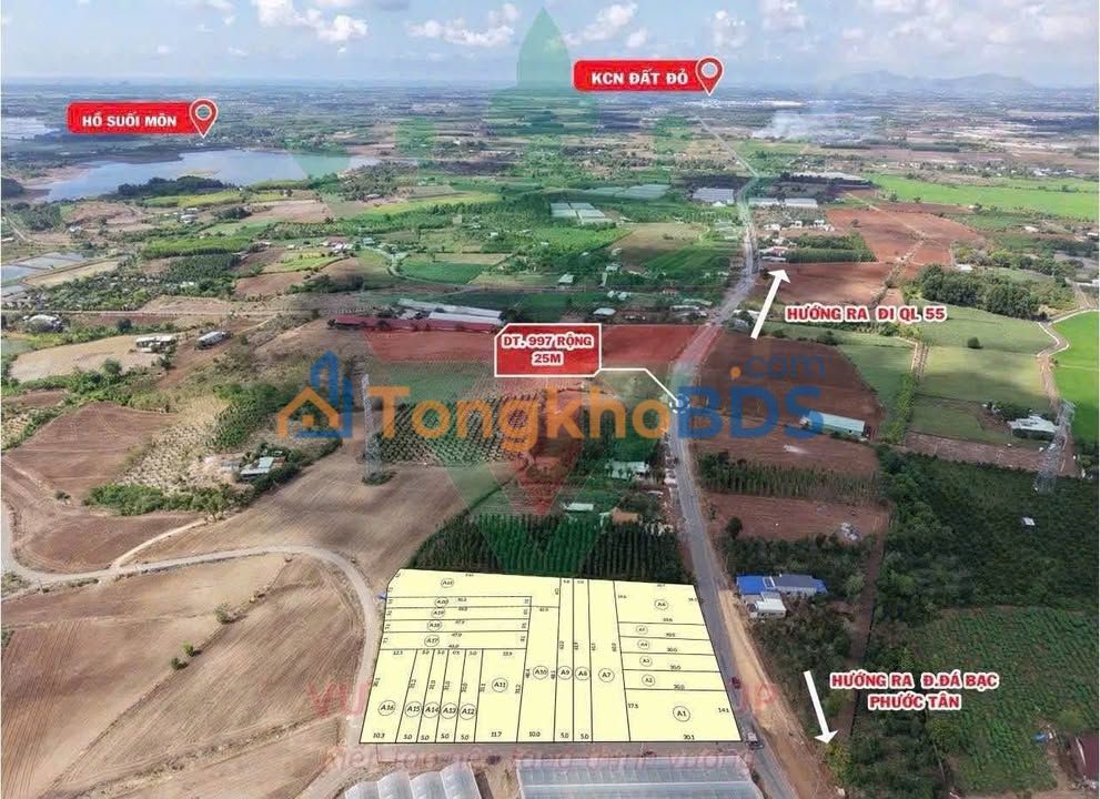 Đất Nền Suối Rao Châu Đức 6.631m² - Sổ Hồng Từng Thửa, Tiềm Năng Tăng Giá