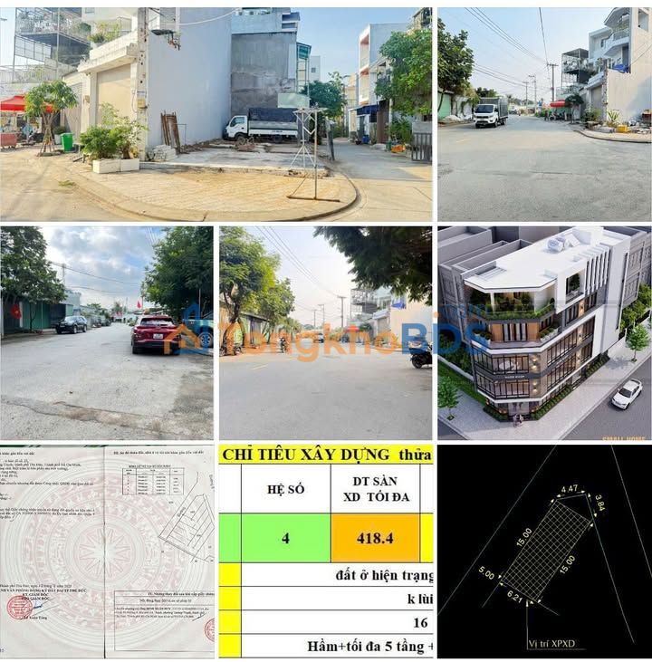 Bán Đất Góc 2 Mặt Tiền Đường 8, Quận 9 - 105m², 5 Tầng Kinh Doanh Đa Ngành