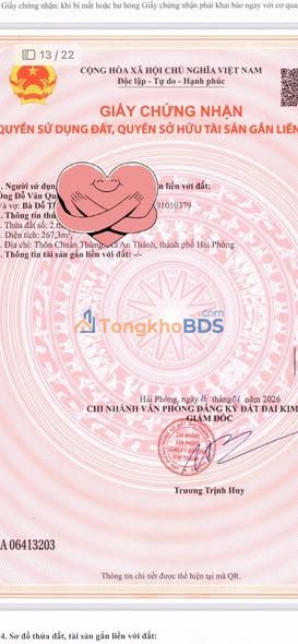 Đất nền Kim Đính 86,5m² 600 triệu - Xây dựng tự do