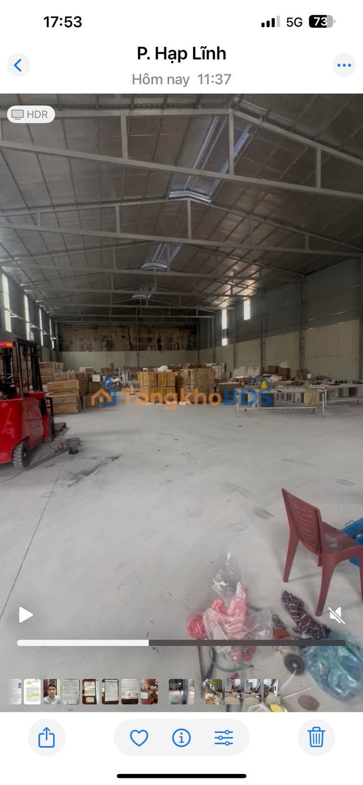 Cho thuê Nhà xưởng 400m² KCN Nam Sơn Hạp Lĩnh - Sẵn sàng sản xuất