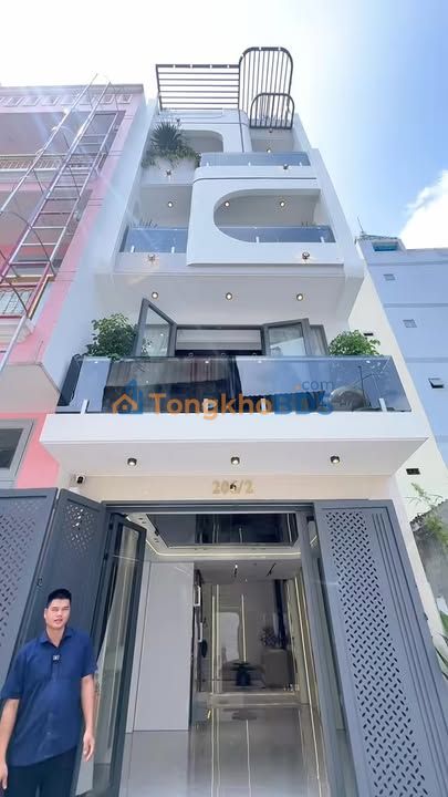 Nhà 5 tầng Phan Huy Ích, Gò Vấp - 50m², 3PN, Ô tô ngủ trong nhà