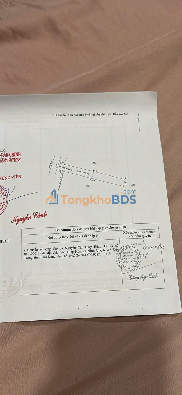 Đất nền Minh Hưng 220m² sổ hồng riêng - Giá 450 triệu, sát KCN Hàn Quốc