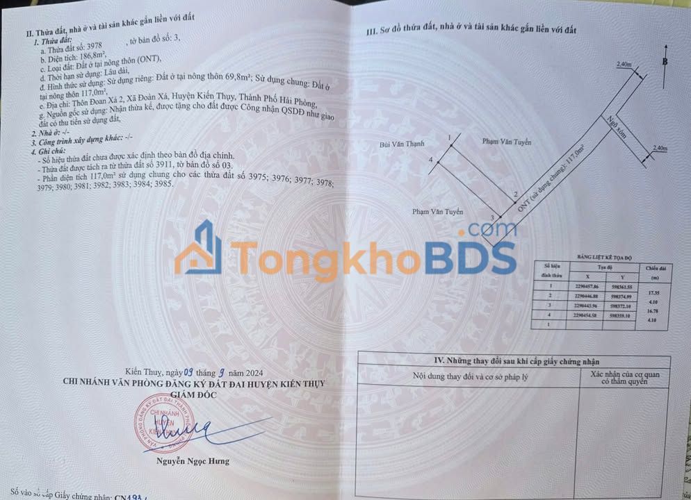 Đất Nền Kiến Thụy - 69.8m² - Gần Cầu Vượt Biển - Giá 9xx Triệu