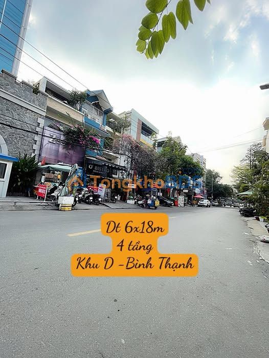 Nhà Mặt Tiền Hẻm Xe Tải Nguyễn Gia Trí, Bình Thạnh - 108m², 4 Tầng, Sổ Riêng - Giá 23.5 Tỷ