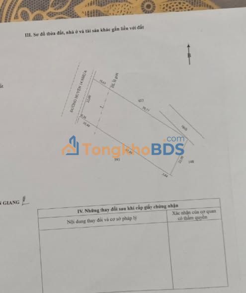 Đất nền Gò Công Huyện 14 1.295m² 2,25 tỷ - Sổ đỏ chính chủ