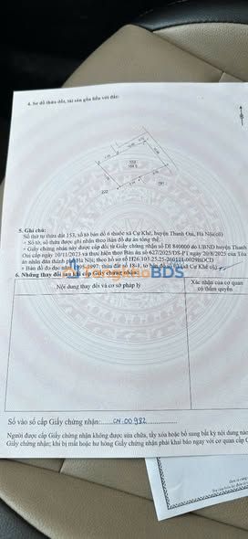 Đất Bình Minh Thanh Oai 185m² - Sổ đỏ chính chủ giá đầu tư