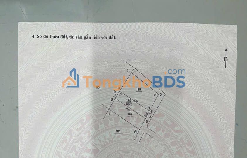 Đất nền Kim Bài, Thanh Oai 69.5m² - Sổ đỏ sẵn, ô tô đỗ cửa!