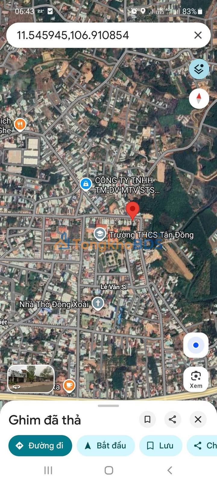 Đất TĐC Lê Lợi, Đồng Xoài 125m² - Sổ hồng sẵn, giá 1.7 tỷ