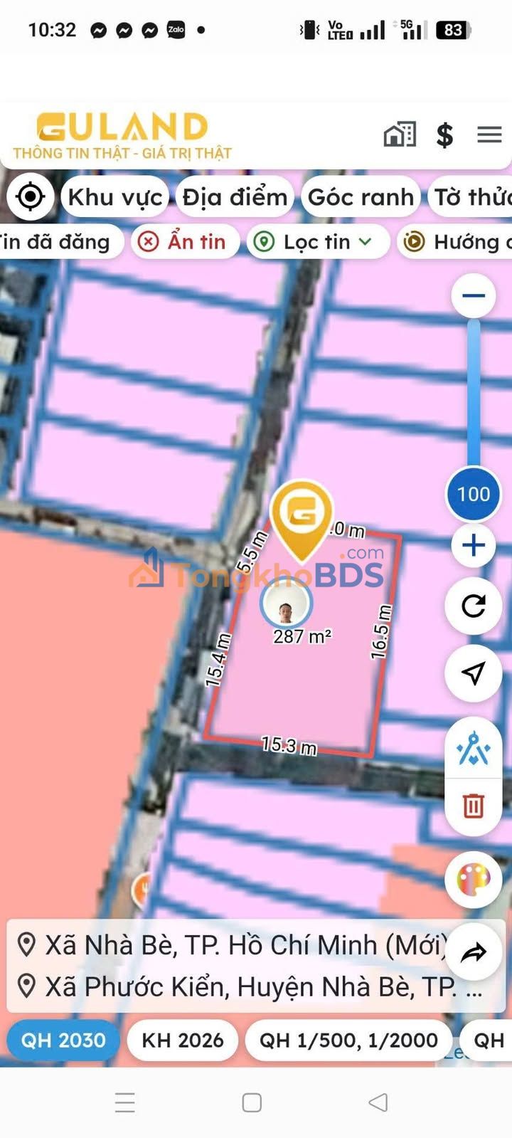 Đất Nhà Bè 110m² - Ngang Lớn 8.5m - Giá Tốt Đầu Tư