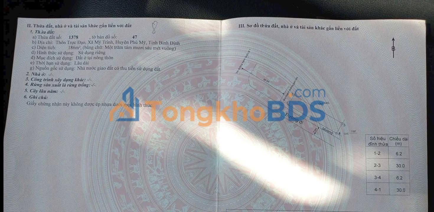 Mặt Tiền Kinh Doanh Đường Tránh Mỹ Trinh, Phù Mỹ - 186m² Lô Góc Giá Ngộp Bank