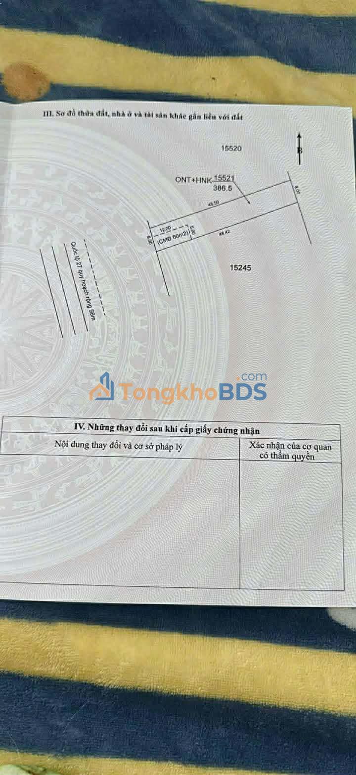 Mặt Tiền Quốc Lộ 27, Lăk, Đắk Lắk - 384m² Kinh Doanh Đắc Địa