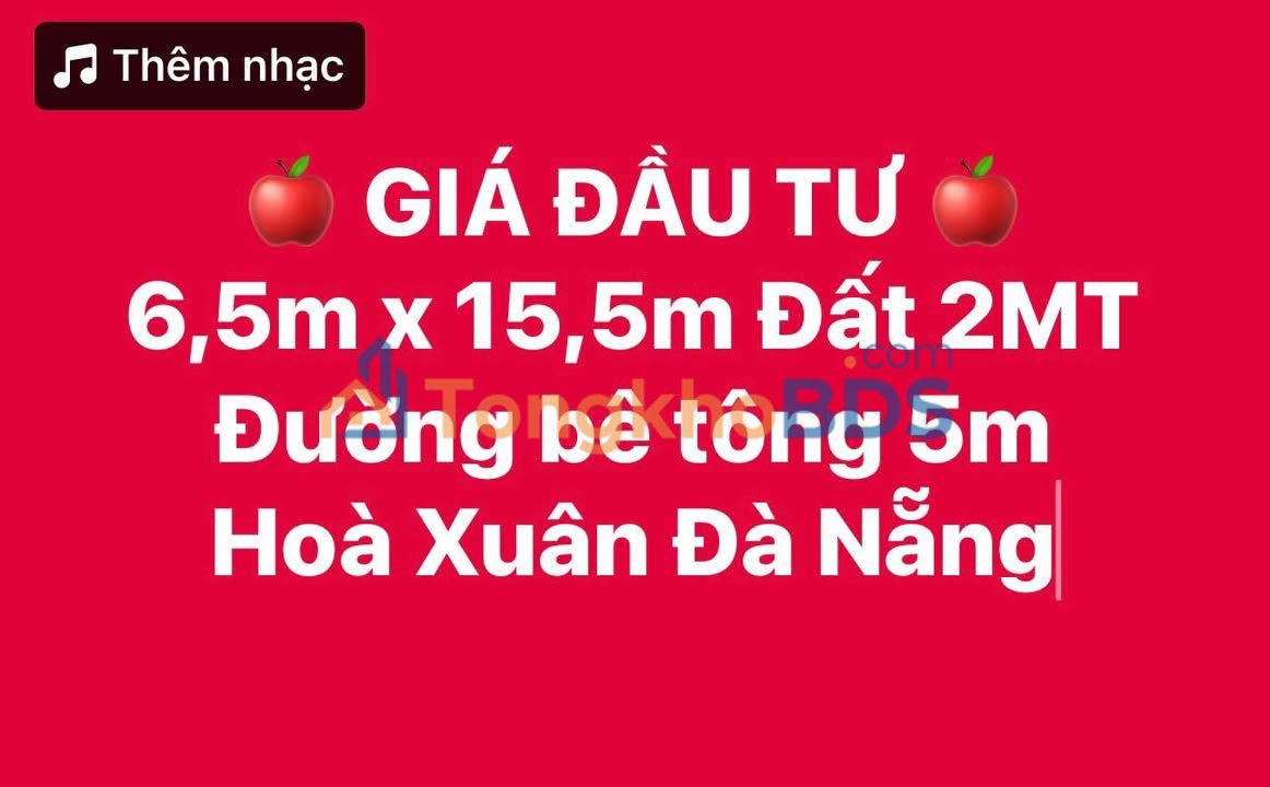 Đất Đà Nẵng Nhơn Thọ 2 101m² 2,8 tỷ - Tiềm năng tăng giá