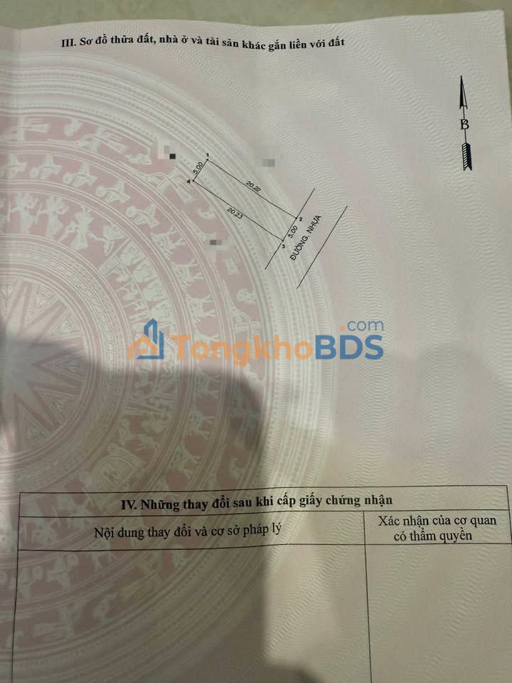 Bán Đất Dĩ An 101m² - Mặt Tiền Đường Nhựa 7m, Gần Ngã Tư Chiêu Liêu