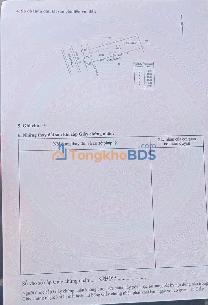 Đất View Kênh 510m² Sổ Hồng Thổ Cư 100m² Tại Gò Công Đông - 380 Triệu