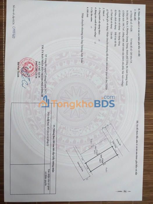 Đất nền Uông Bí 166m² - Mặt tiền rộng, đường 5.5m, giá 2.x tỷ