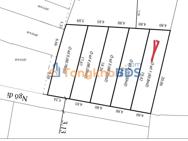 Đất Nền Khu Lâm Sinh Uông Bí 93.8m² - Giá Tốt, Sổ Đỏ Sẵn