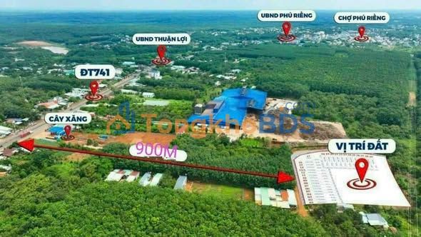 Đất Thuận Lợi, Đồng Phú 1000m² 300 triệu - Sổ hồng sẵn