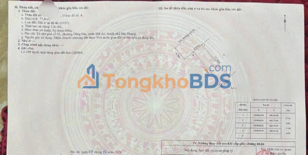 Đất Gốc Lim Đằng Hải 78m² 2.925 tỷ - Tiềm năng tăng giá