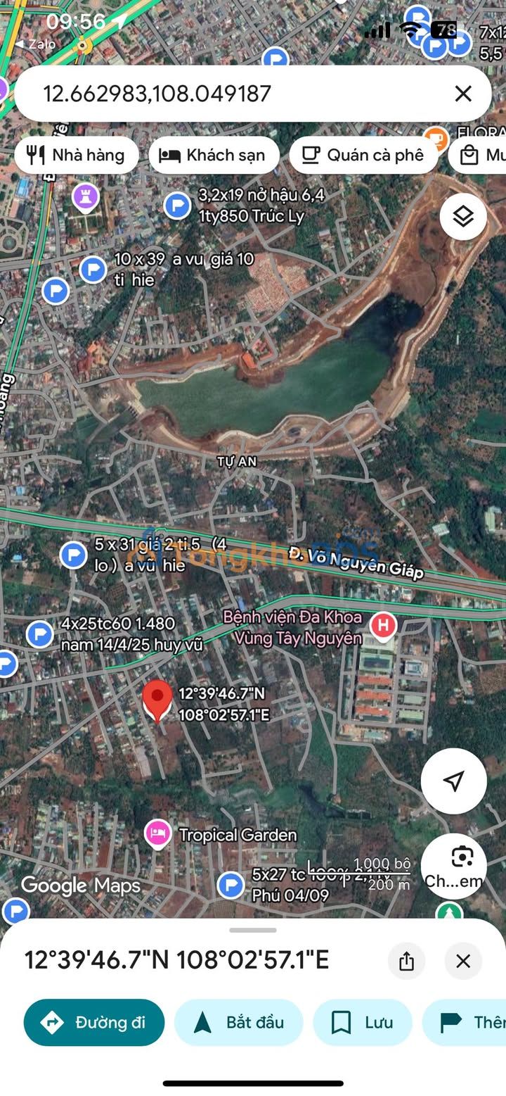 Cho thuê kho hẻm 122 Trần Quý Cáp, Buôn Ma Thuột - 3 Triệu/Tháng