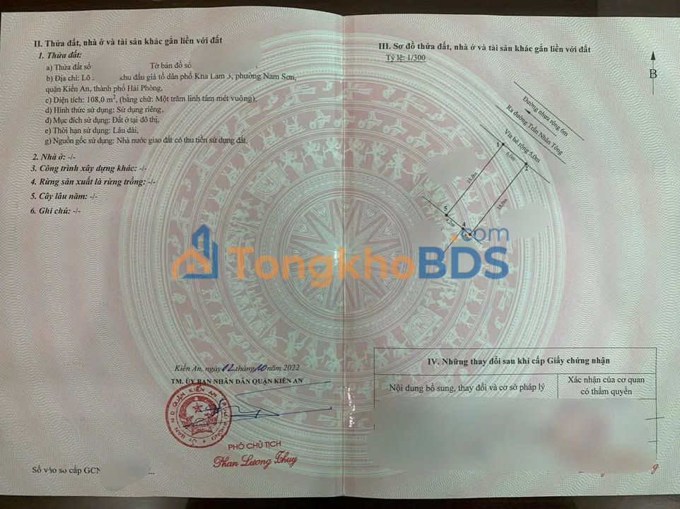 Đất đấu giá Kha Lâm 3 - Kiến An: 108m² Hướng Đông Bắc, Kinh doanh sầm uất