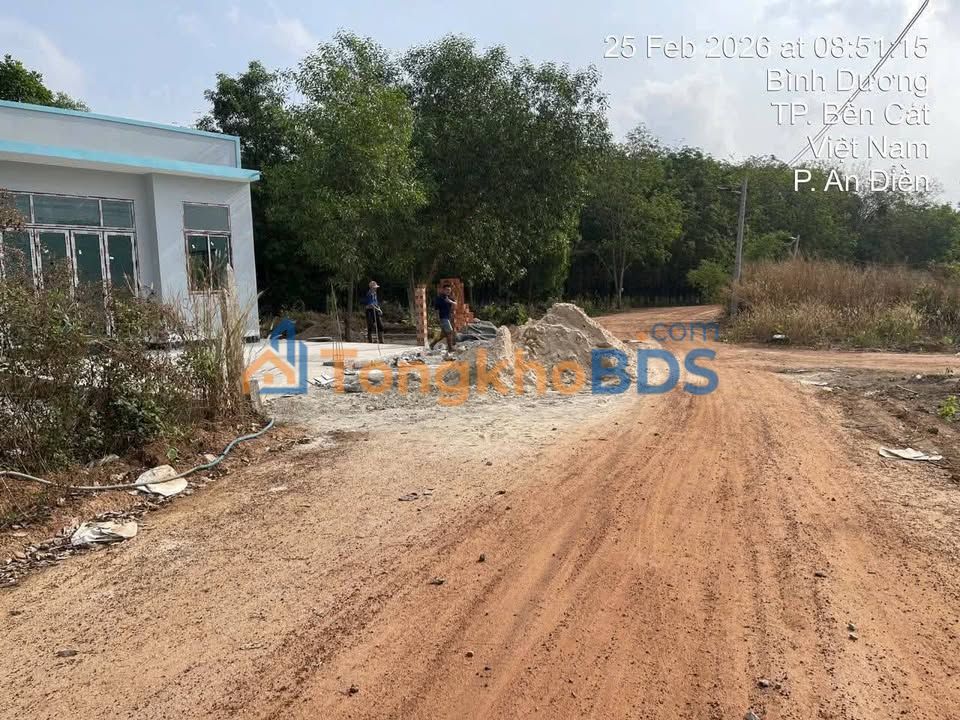 Đất nền An Điền - Bàu Bàng 75m² - Sổ hồng riêng, tiềm năng sinh lời cao