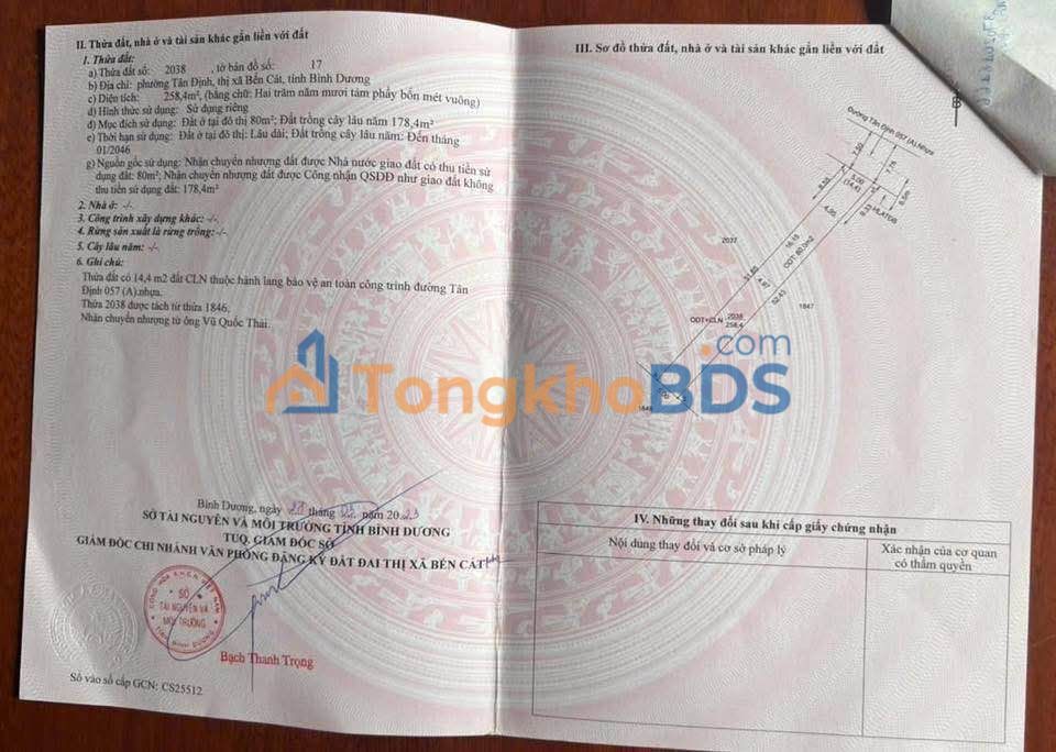 Bán 10 Nền Đất Vàng Tân Định, Bình Dương - 275m², 1 Tỷ Hơn