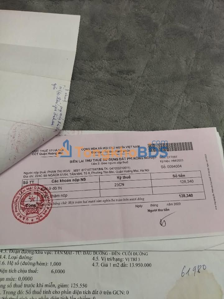 Nhà Tân Mai 30m² 5 tầng nhỉnh 1 tỷ - Chính chủ bán