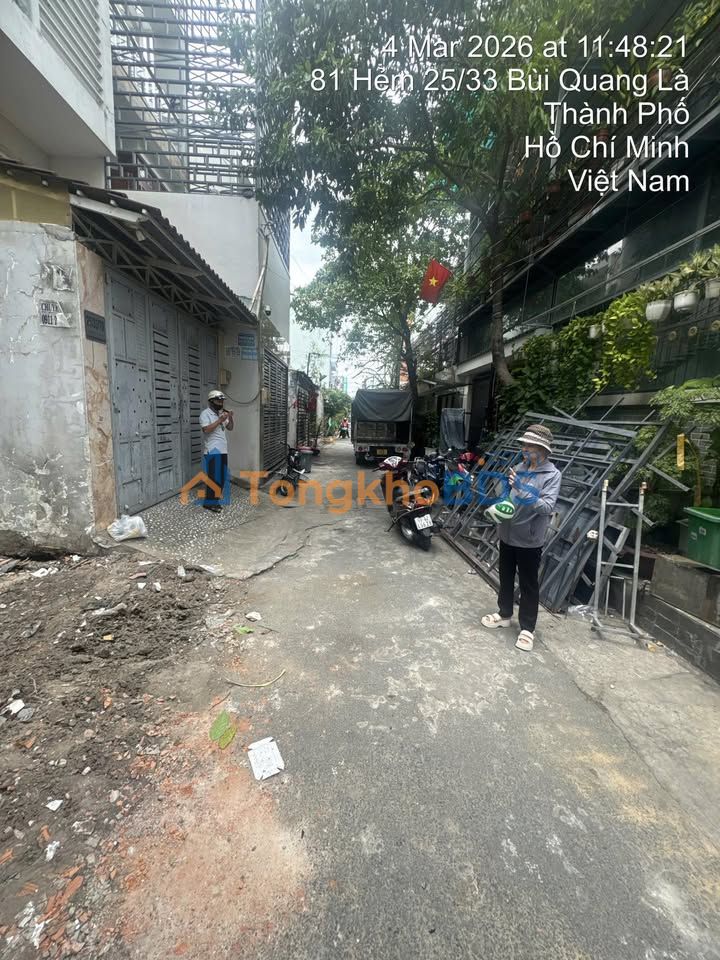 Bán đất Gò Vấp 74m² - Hẻm 5m ô tô, gần chợ, khu dân cư hiện hữu